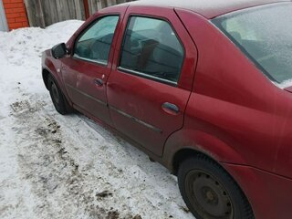 2010 Renault Logan I Рестайлинг, красный, 250000 рублей, вид 2