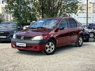 2009 Renault Logan I, красный, 189000 рублей, вид 1