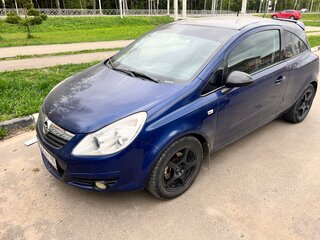 2007 Opel Corsa D, синий, 299000 рублей, вид 1
