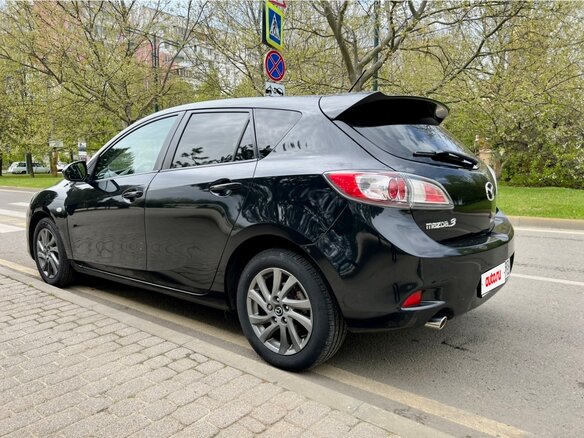 2012 Mazda 3 II (BL) Рестайлинг, чёрный - вид 1