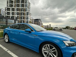 2020 Audi A5 Sportback 45 TFSI II (F5) Рестайлинг, синий, 3600000 рублей, вид 2