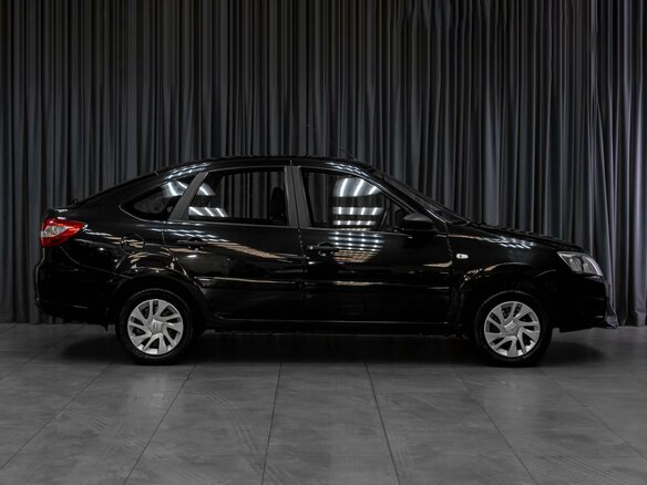 2017 Lada (ВАЗ) Granta I, чёрный, 659000 рублей - вид 4