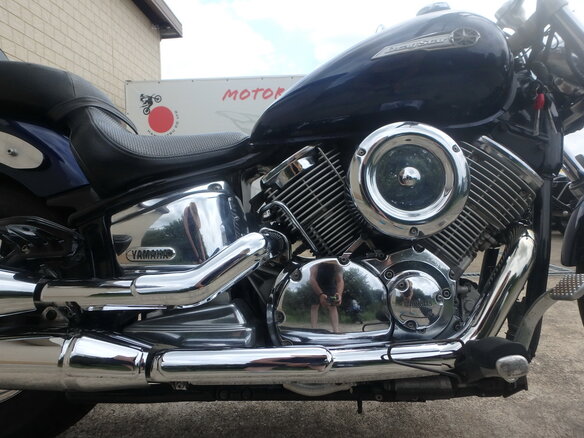2008 Yamaha XVS1100, синий, 600000 рублей - вид 14