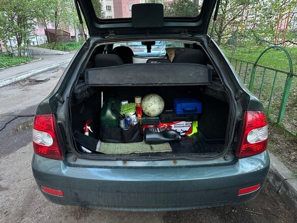 2010 Lada (ВАЗ) Priora I, серый, 330000 рублей - вид 4