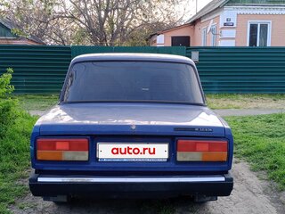 2007 Lada (ВАЗ) 2107, синий, 125000 рублей, вид 5