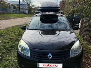 2012 Renault Sandero I, чёрный, 300000 рублей, вид 1