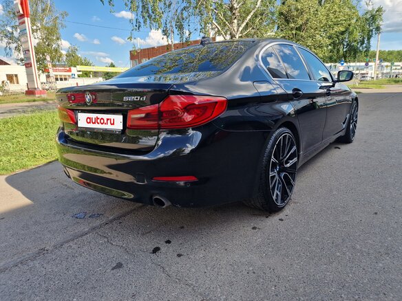2019 BMW 5 серии 520d xDrive VII (G30/G31/G38), чёрный, 3250000 рублей - вид 7