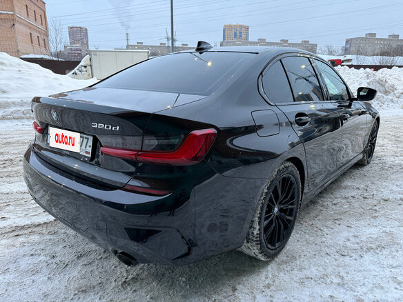 2021 BMW 3 серии 320d xDrive VII (G2x), чёрный, 4450000 рублей - вид 6