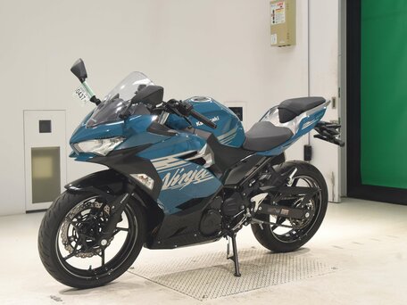 2021 Kawasaki Ninja 400, синий, 630000 рублей, вид 3