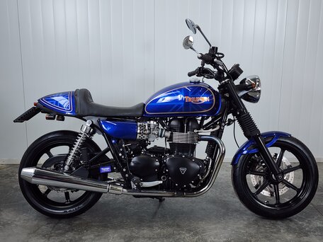 2010 Triumph Bonneville T100, синий, 579000 рублей, вид 1