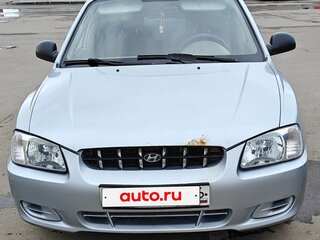 2008 Hyundai Accent ТагАЗ II, серебристый, 220000 рублей, вид 1