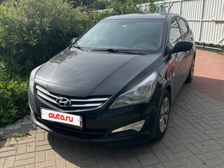 2015 Hyundai Solaris I Рестайлинг, чёрный, 1250000 рублей, вид 1