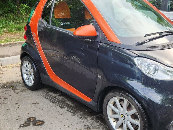 2015 Smart Fortwo II, чёрный, 600000 рублей - вид 2
