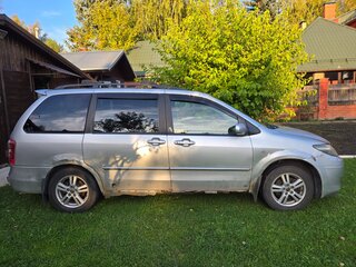 2004 Mazda MPV II (LW) Рестайлинг, серебристый, 290000 рублей, вид 3