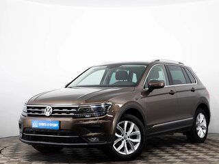 2018 Volkswagen Tiguan II, коричневый, 3139000 рублей, вид 3