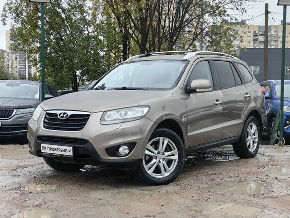 2010 Hyundai Santa Fe II Рестайлинг, коричневый, 1129000 рублей