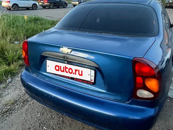 2007 Chevrolet Lanos I, синий - вид 2