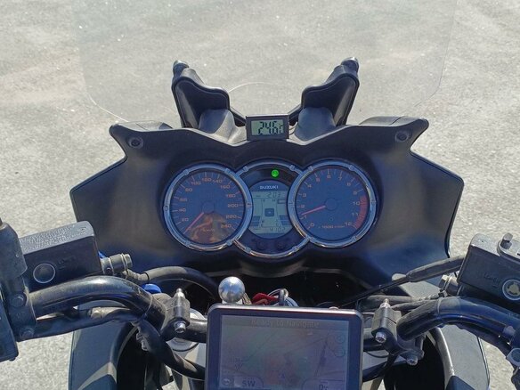 2007 Suzuki V-Strom 1000, синий, 420000 рублей - вид 12