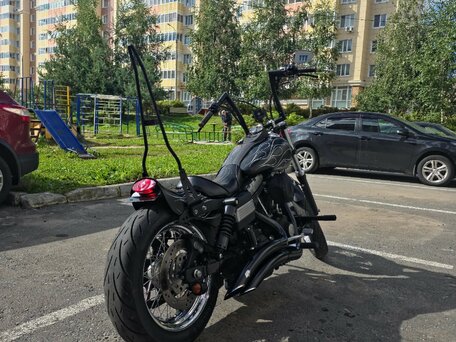 2006 Harley-Davidson Street Bob, чёрный, 820000 рублей, вид 1