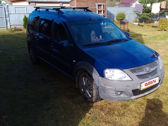2016 Lada (ВАЗ) Largus Cross I, синий, 650000 рублей - вид 3