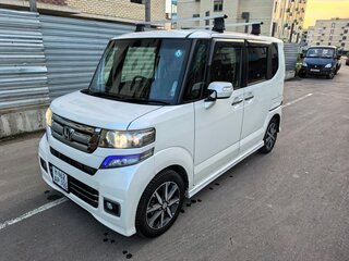 2015 Honda N-BOX I Рестайлинг, белый, 850000 рублей, вид 1