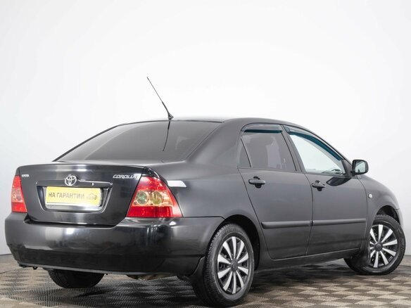 2005 Toyota Corolla IX (E120, E130) Рестайлинг, чёрный - вид 5