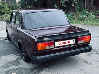2007 Lada (ВАЗ) 2107, пурпурный, 105000 рублей, вид 4