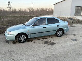 2006 Hyundai Accent ТагАЗ II, серебристый, 400000 рублей, вид 4