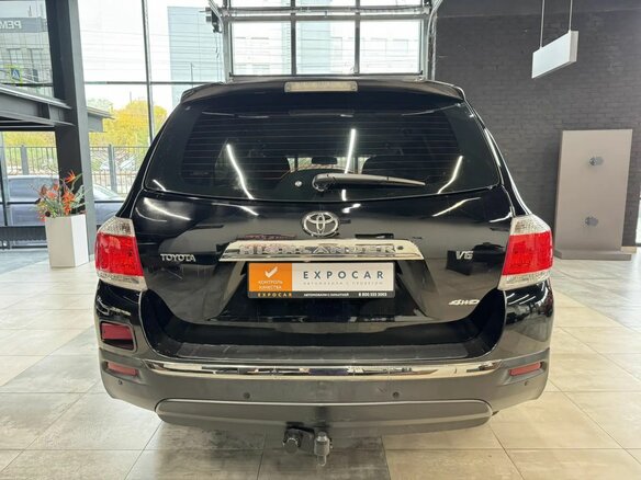 2013 Toyota Highlander II (XU40) Рестайлинг, чёрный, 1820000 рублей - вид 4