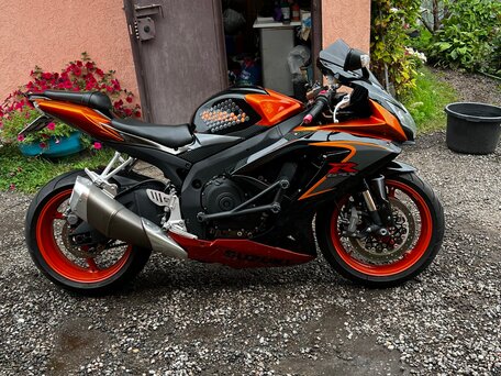2008 Suzuki GSX-R 750, оранжевый, 800000 рублей, вид 2