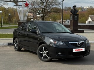 2008 Mazda 3 I (BK) Рестайлинг, чёрный, 630000 рублей, вид 1