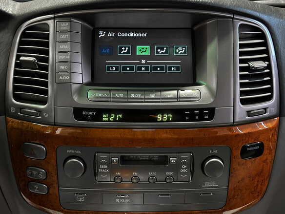 2005 Lexus LX 470 II Рестайлинг, чёрный, 2707000 рублей - вид 25