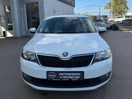 2019 Skoda Rapid I Рестайлинг, белый, 1270000 рублей, вид 3