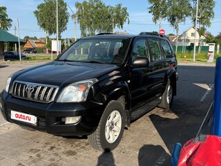 2008 Toyota Land Cruiser Prado 5-speed 120 Series Рестайлинг, чёрный, 2350000 рублей, вид 1