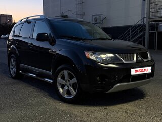 2007 Mitsubishi Outlander II, чёрный, 900000 рублей, вид 3