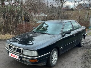 1988 Audi 90 II (B3), чёрный, 180000 рублей, вид 1