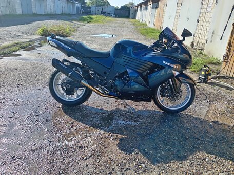 2008 Kawasaki ZZR 1400, синий, 550000 рублей, вид 3