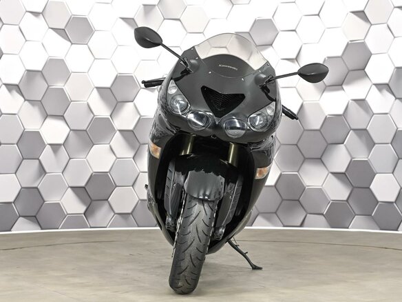 2006 Kawasaki ZZR 1400, чёрный - вид 4