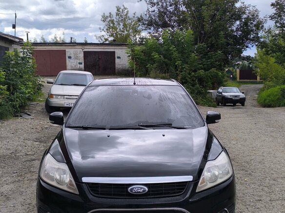 2008 Ford Focus II, чёрный - вид 4