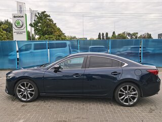 2017 Mazda 6 III (GJ) Рестайлинг, синий, 1830000 рублей, вид 4