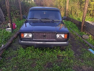 2011 Lada (ВАЗ) 2107, чёрный, 100000 рублей, вид 2