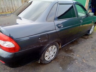 2008 Lada (ВАЗ) Priora I, чёрный, 139000 рублей, вид 3