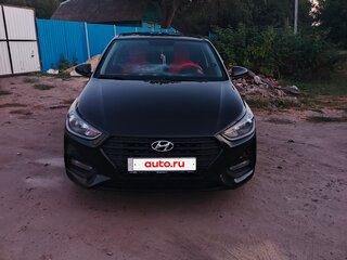 2017 Hyundai Solaris II, чёрный, 1200000 рублей, вид 2