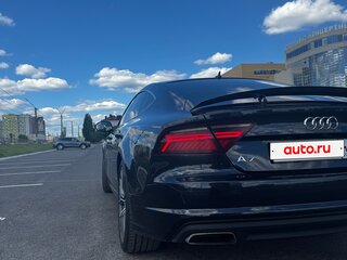 2016 Audi A7 I (4G) Рестайлинг, синий, 3550000 рублей, вид 5