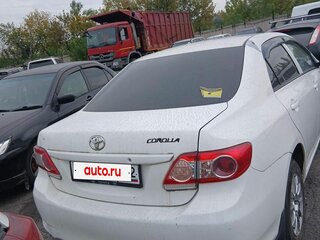 2012 Toyota Corolla X (E140, E150) Рестайлинг, белый, 500000 рублей, вид 4