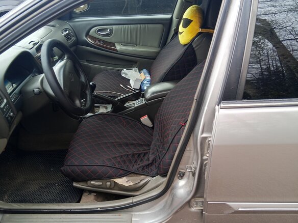 2002 Nissan Maxima V (A33), серый, 360000 рублей - вид 4