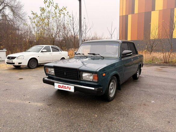 1996 Lada (ВАЗ) 2107, зелёный, 130000 рублей