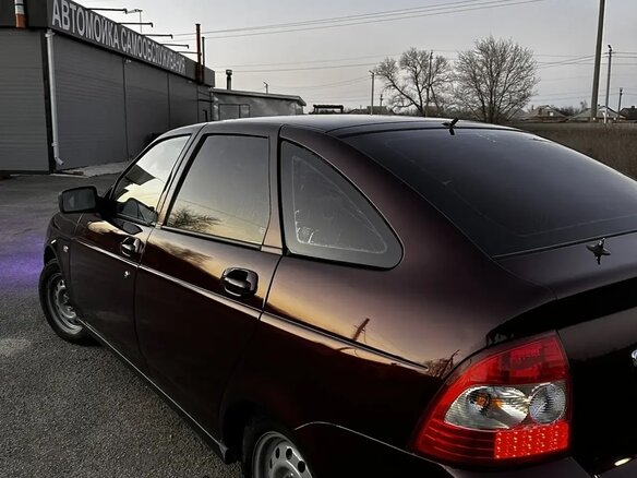2008 Lada (ВАЗ) Priora I, пурпурный, 350000 рублей - вид 7