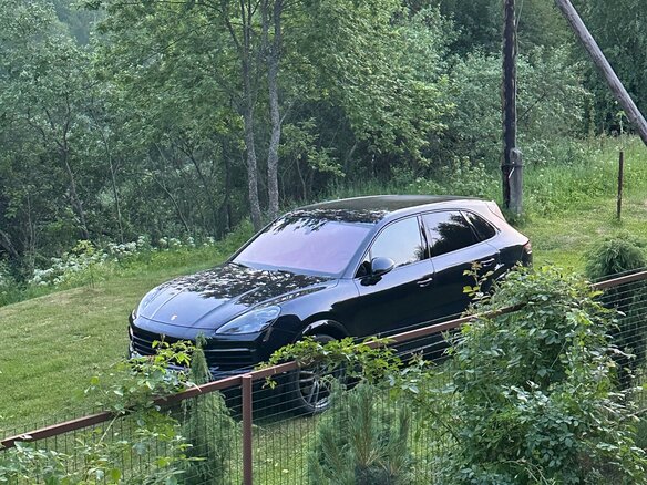 2019 Porsche Cayenne III, синий, 4860001 рублей - вид 8