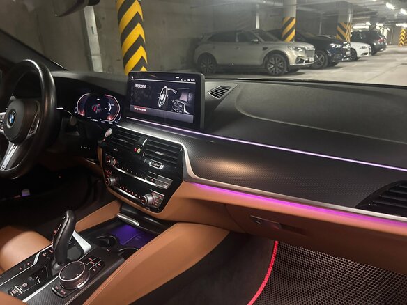 2021 BMW 5 серии 520i VII (G30/G31/G38) Рестайлинг, чёрный - вид 35
